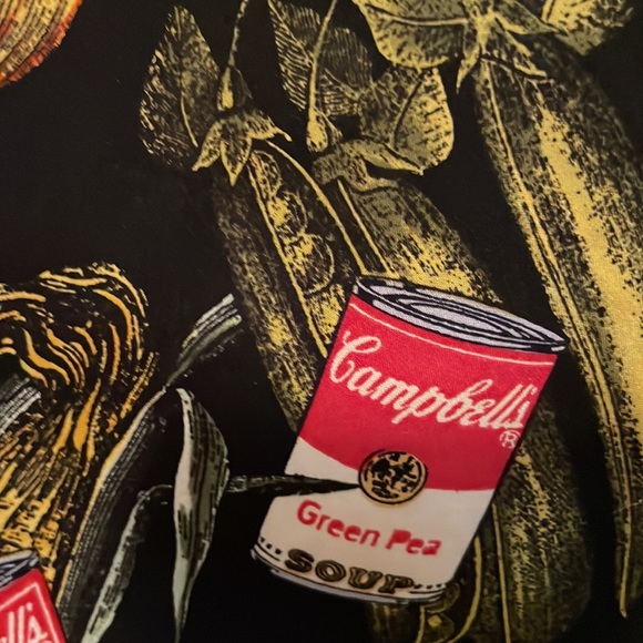 Campbell's Soup Vintage Silk Tie - Picture 2 of 7